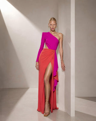 Evelyn Fuchsia Orange